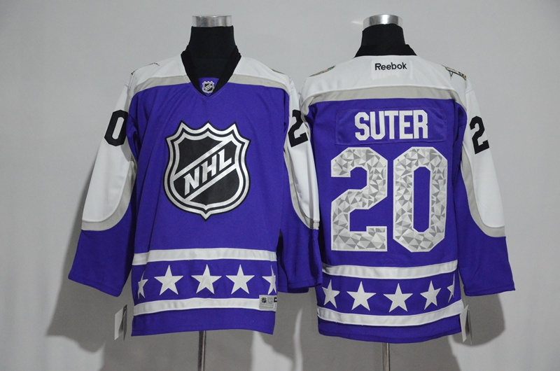 2017 NHL Minnesota Wild #20 Suter blue All Star jerseys